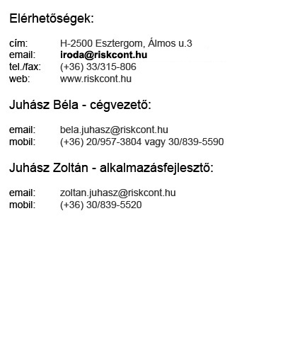 elérhetőségek