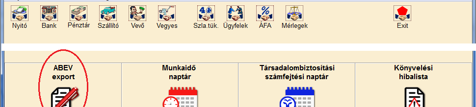 Adóanalitikák – bemutató képernyőkép